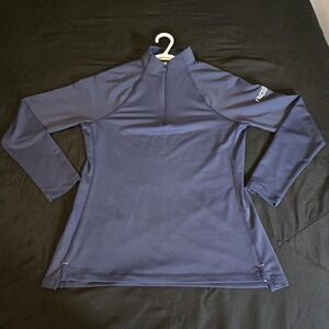 Peter Millar Pullover Womens Medium Blue 1/4 Zip Golf UPF50 FlightSafety